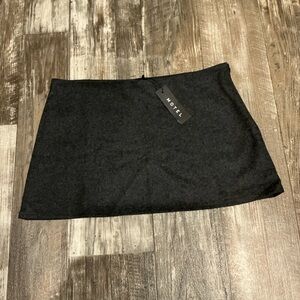 Motel Rocks Charcoal Mini Skirt Size Large
